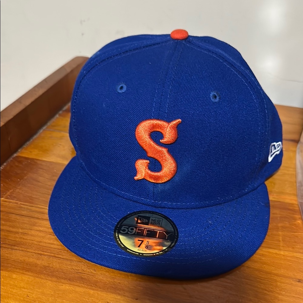 New Era Syracuse Mets Minor League Baseball Cap, 59Fifty, 7 5/8